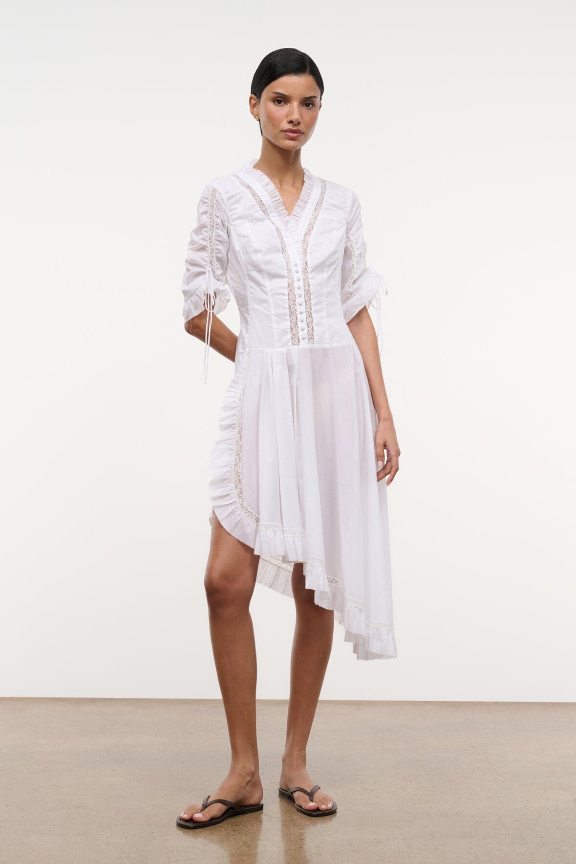 STAUD | Paolina Dress Ivory