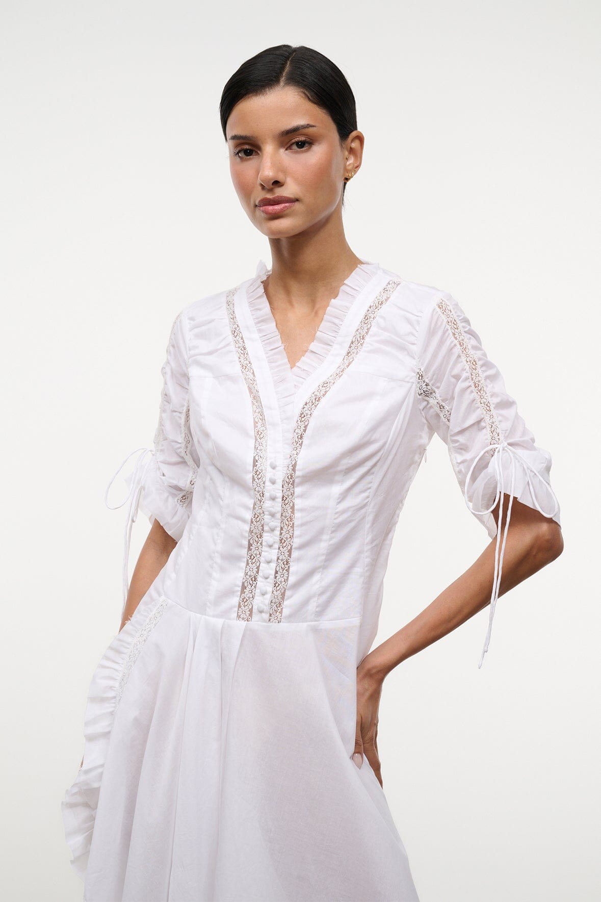 STAUD | Paolina Dress Ivory