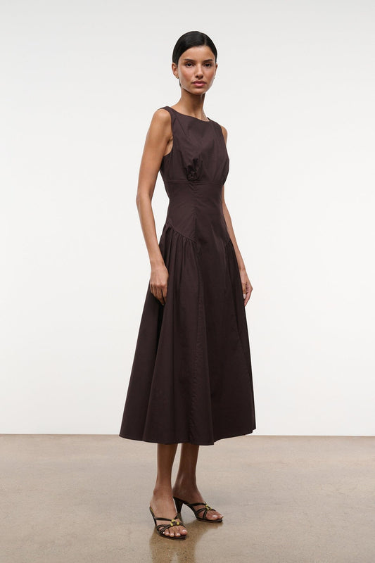 STAUD | Gwen Dress Earth