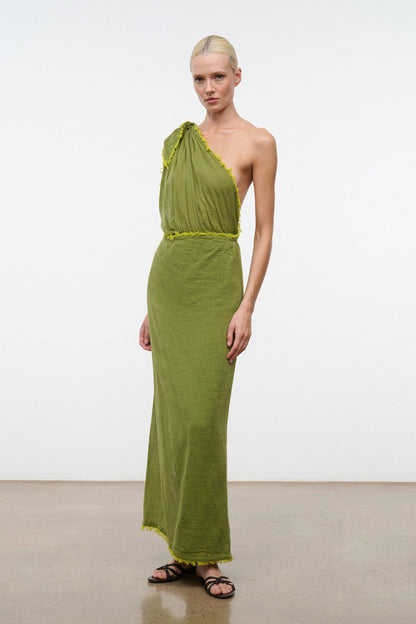 STAUD | Kalia Dress Pesto