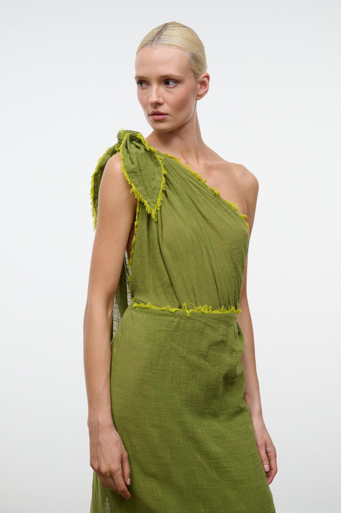 STAUD | Kalia Dress Pesto