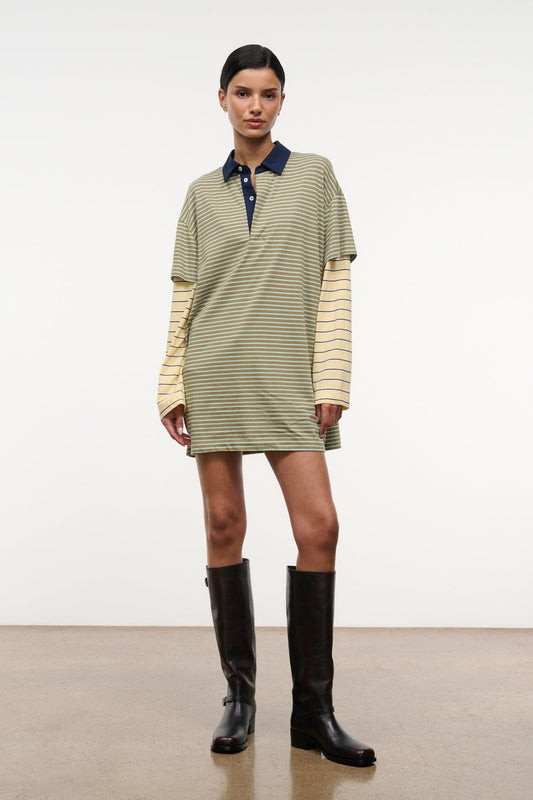 STAUD | Ivar Dress Porto Stripe Multi