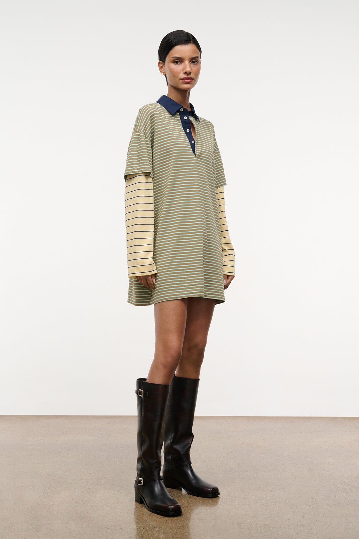 STAUD | Ivar Dress Porto Stripe Multi