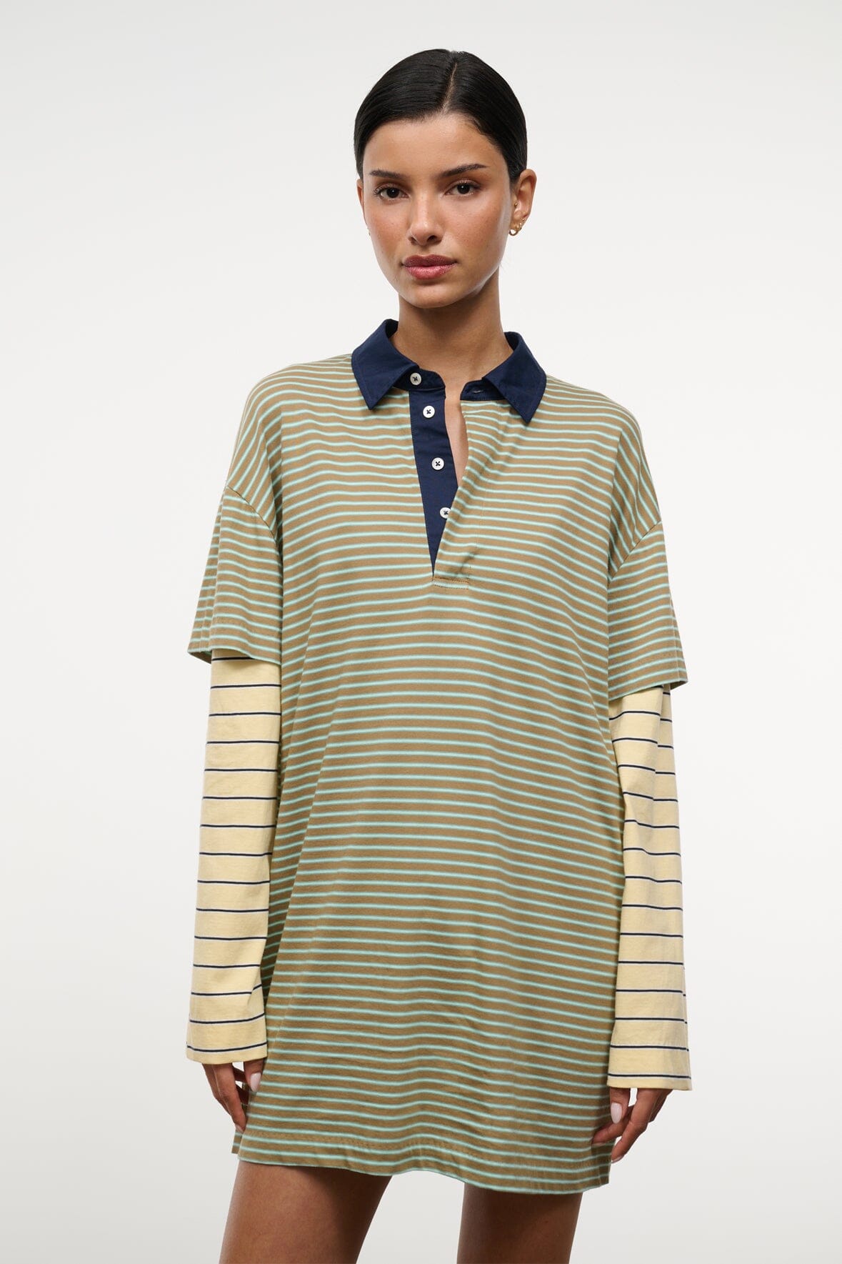 STAUD | Ivar Dress Porto Stripe Multi