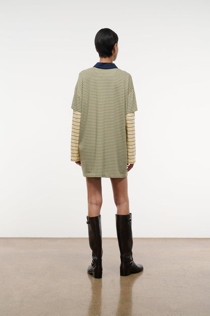 STAUD | Ivar Dress Porto Stripe Multi