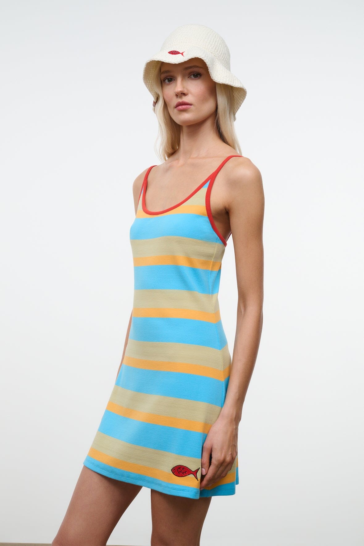 STAUD | Vespa Dress Sole Stripe