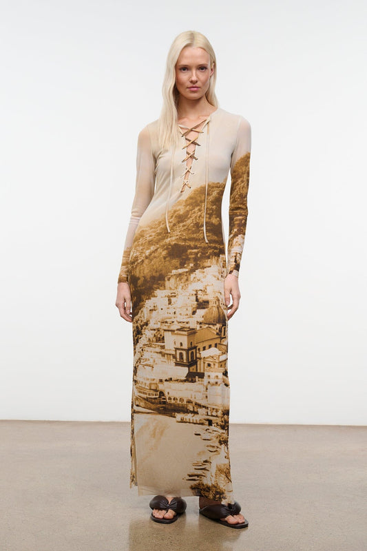 STAUD | Reve Dress Cliffside