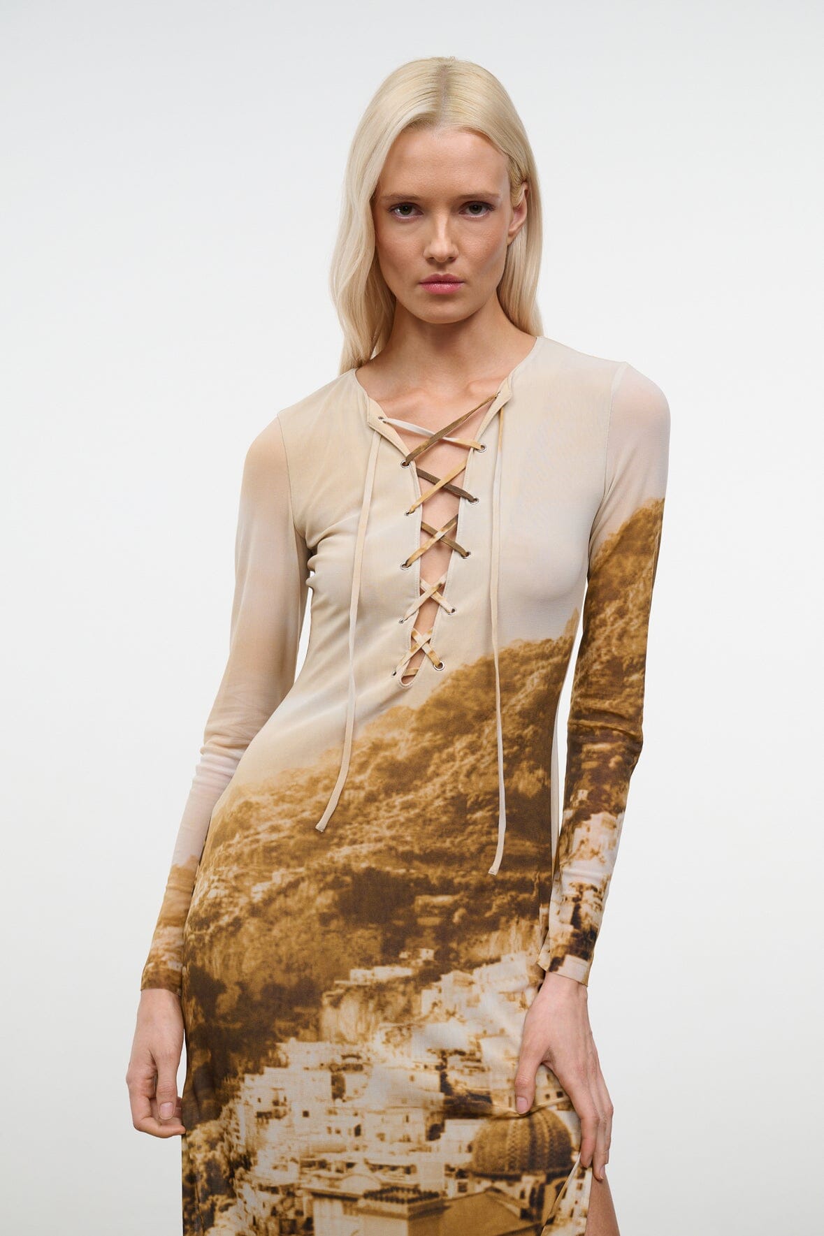 STAUD | Reve Dress Cliffside