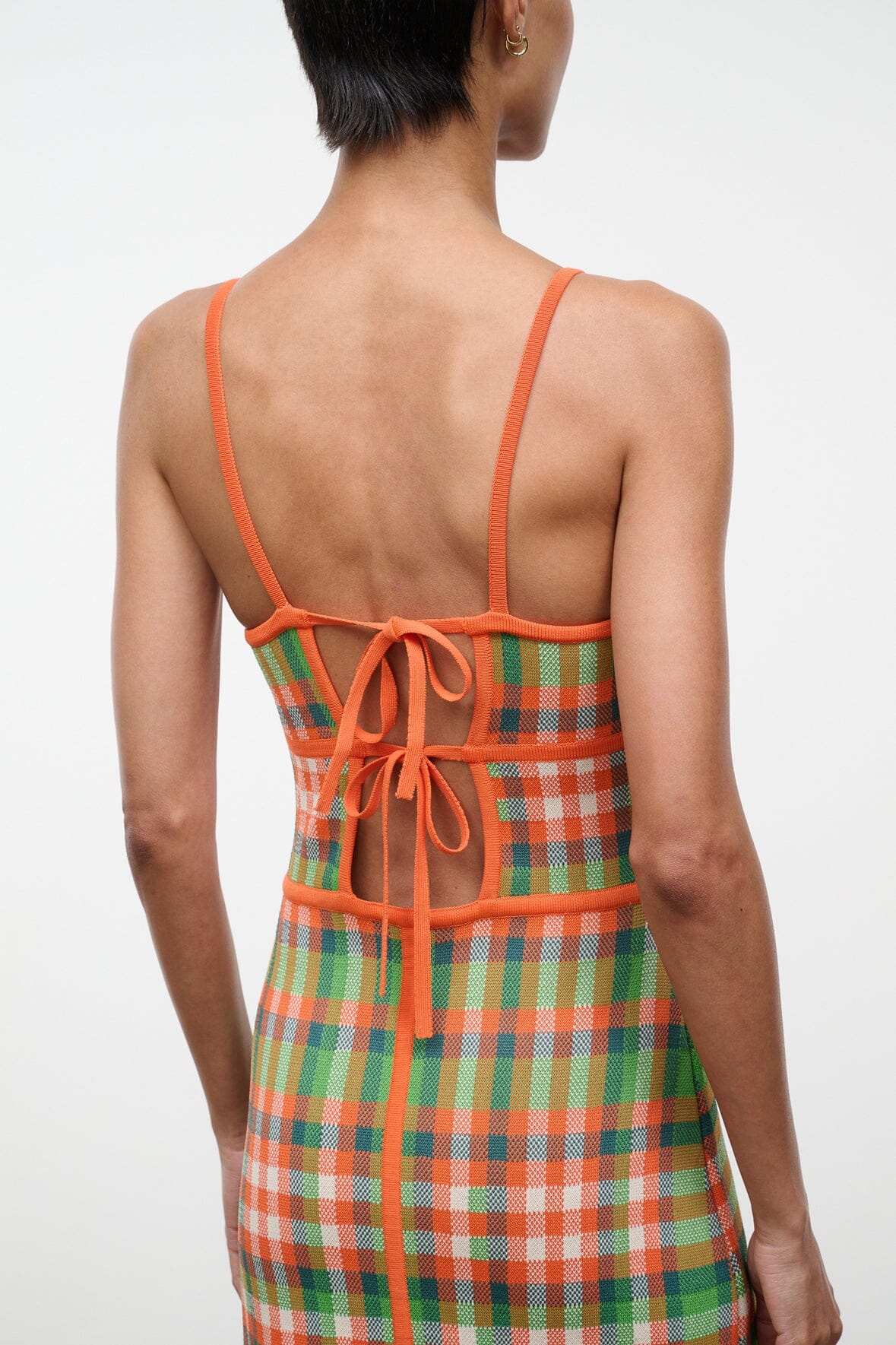 STAUD | Lyra Dress Villa Plaid