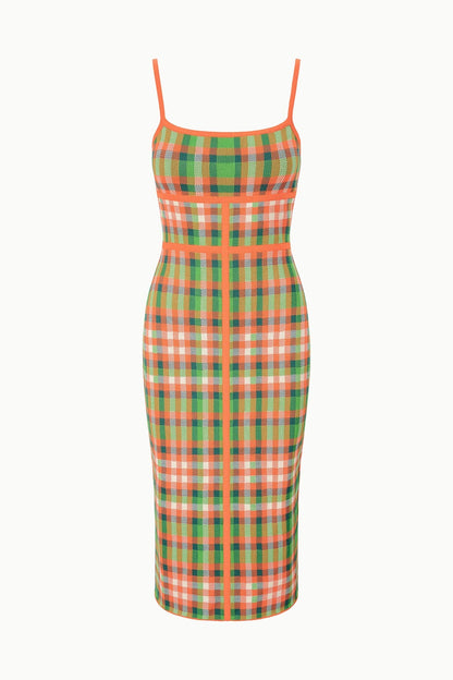 STAUD | Lyra Dress Villa Plaid
