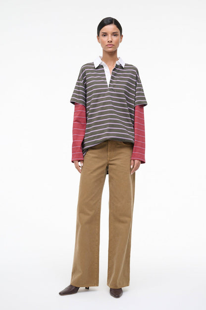 STAUD | Ivar Dress Spectrum Stripe Linus Stripe