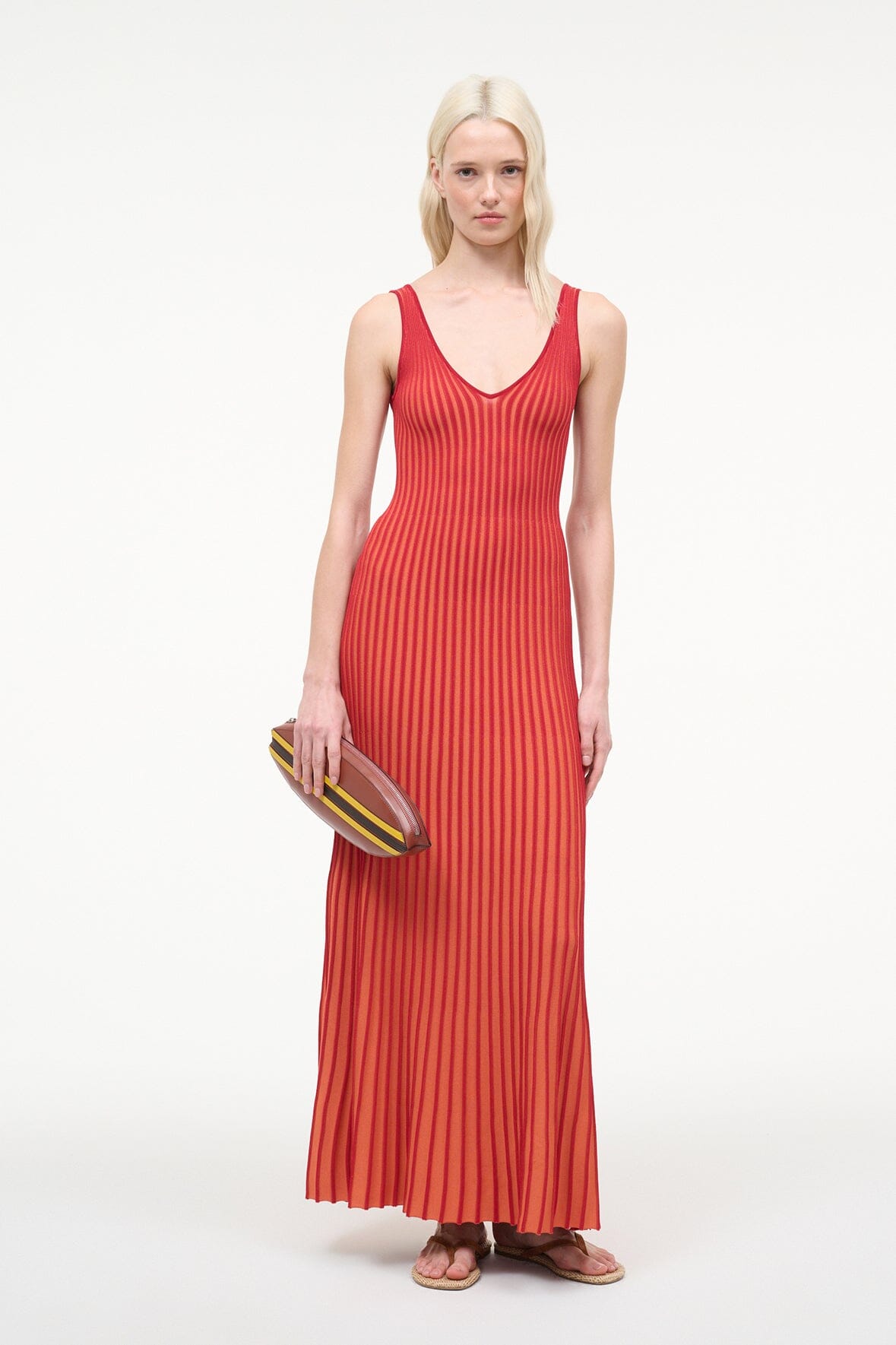 STAUD | Claretta Dress Sunburst