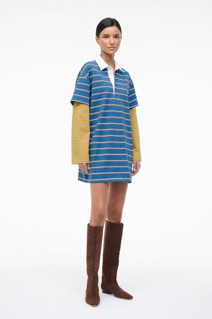 STAUD | Ivar Dress Spectrum Stripe/Linus Stripe