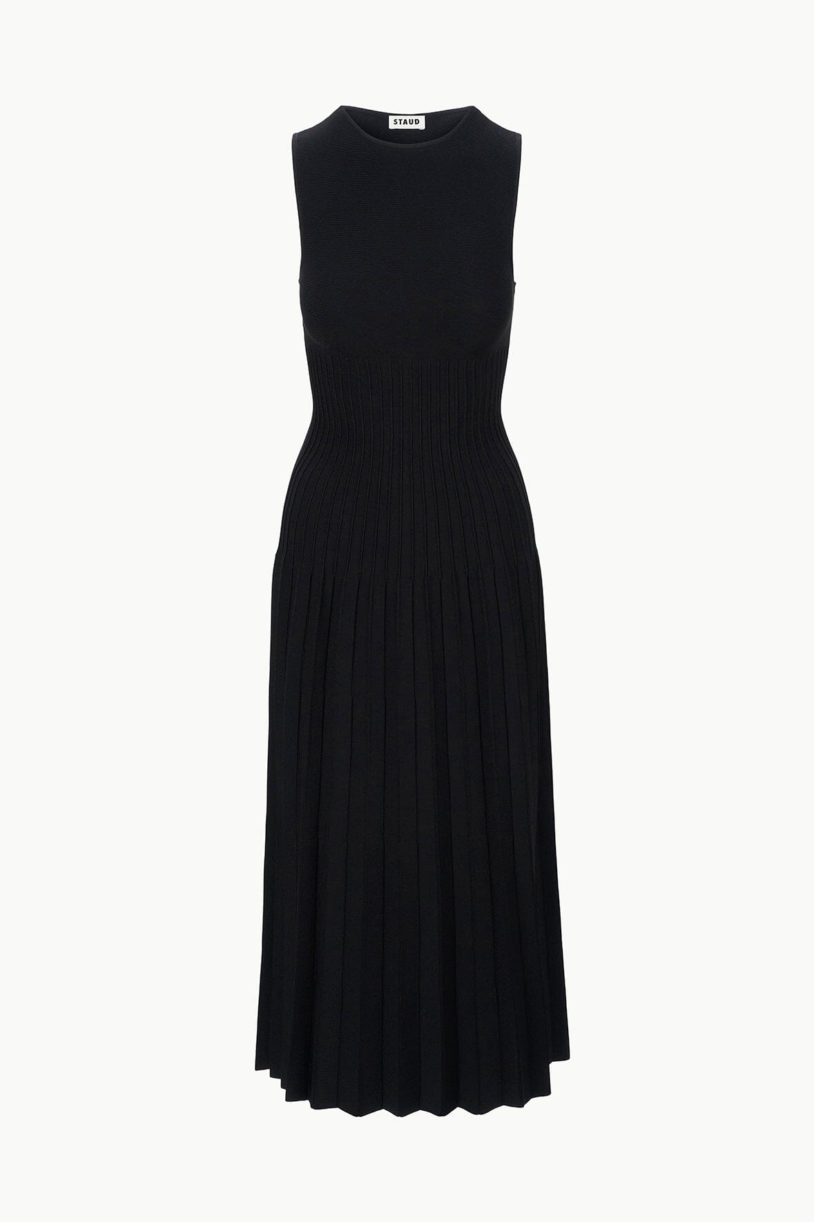 STAUD | Elyse Dress Black