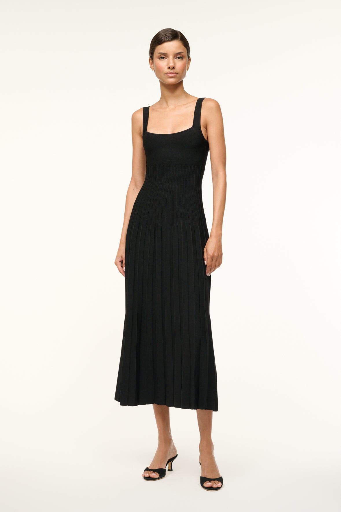 STAUD | Ellison Dress Black