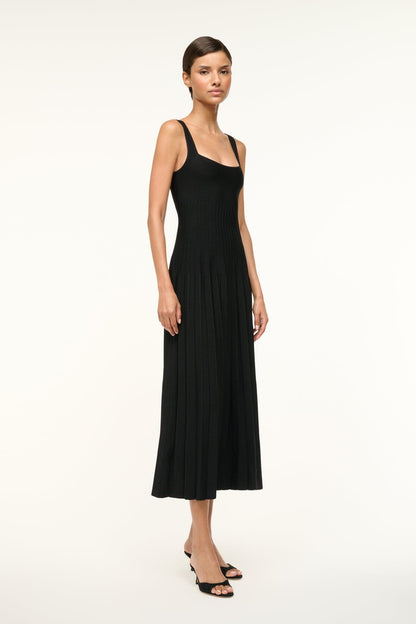 STAUD | Ellison Dress Black