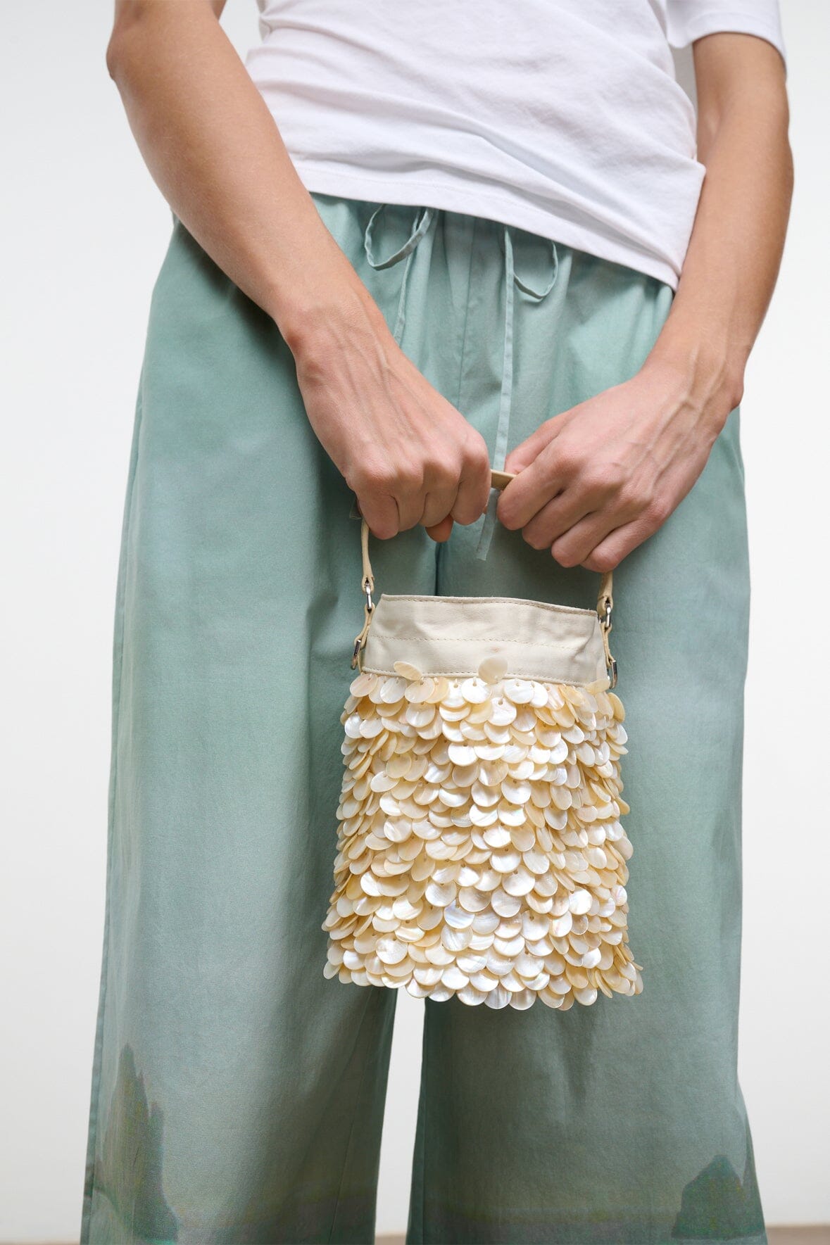STAUD | Lila Mini Bag Cream