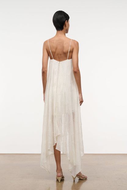 STAUD | Valencia Mini Dress White