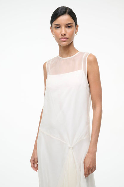 STAUD | Viola Dress Ivory