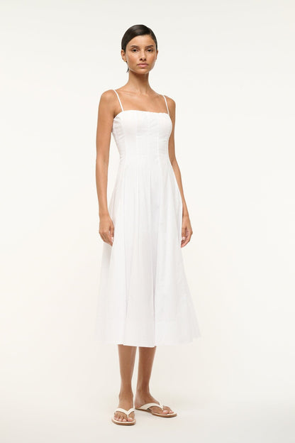 STAUD | Wylie Dress White 1