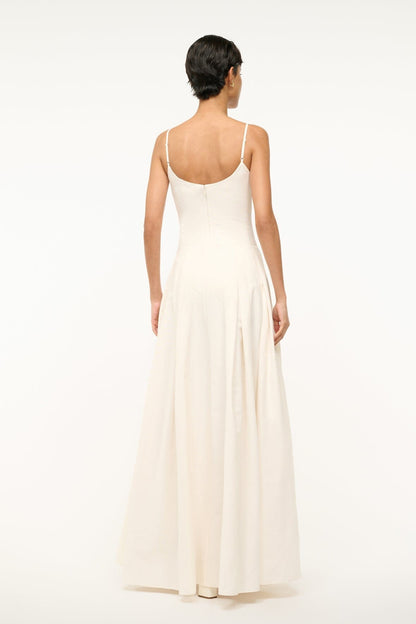 STAUD | Joy Maxi Dress Ivory 1