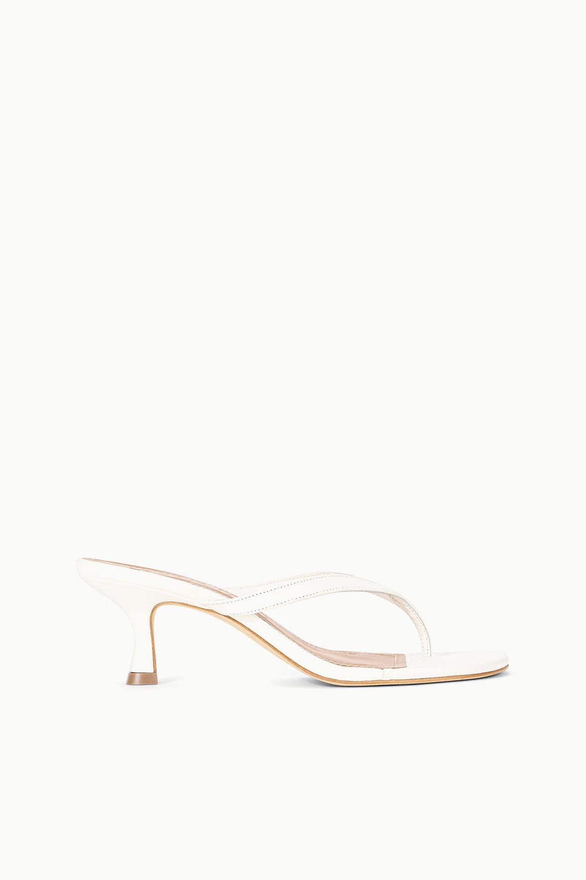 STAUD | Freja Thong Kitten Heel Paper 1