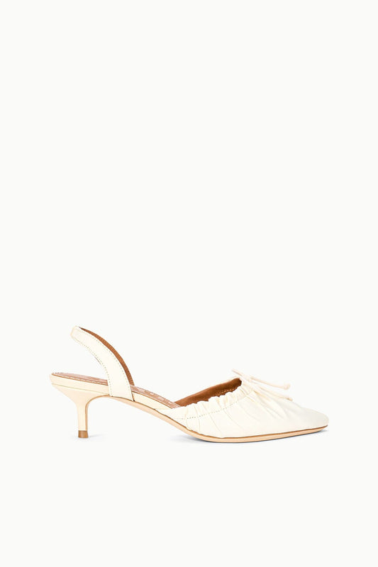 STAUD | Alba Slingback Ivory