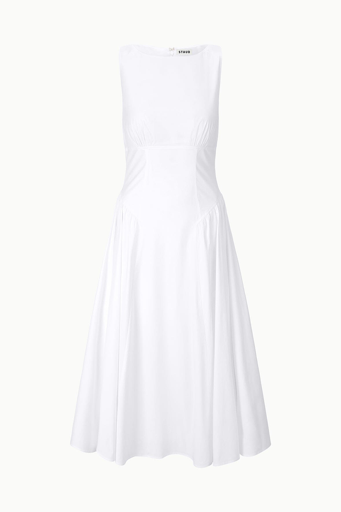 STAUD | Gwen Dress White