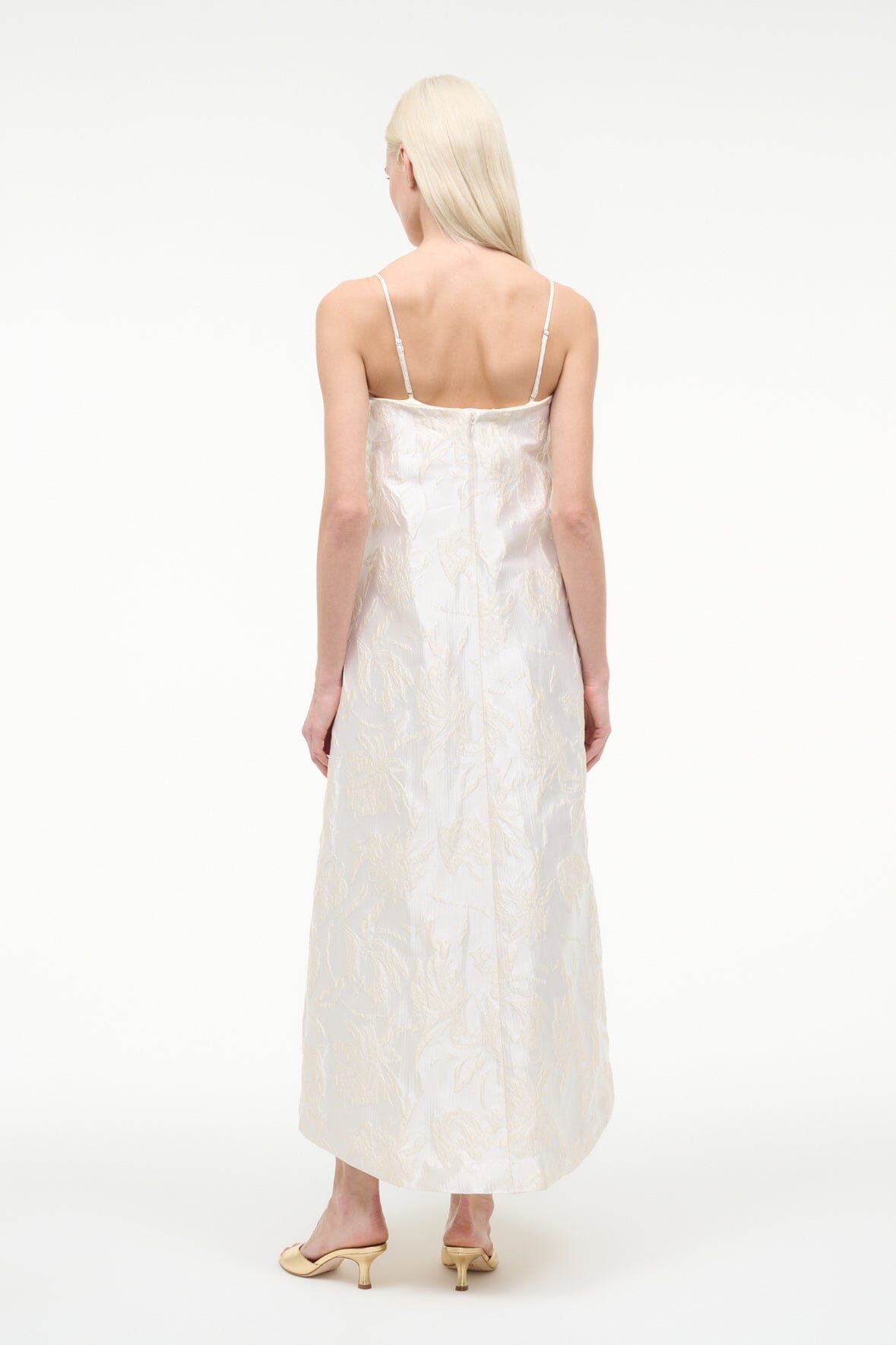 STAUD | Josie Dress Botanica Ivory