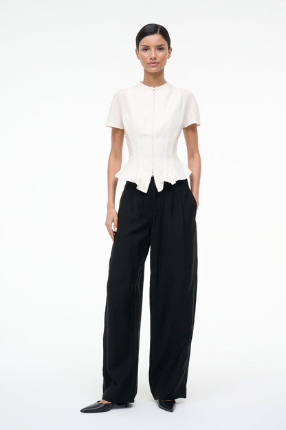 STAUD | Maelle Top Ivory