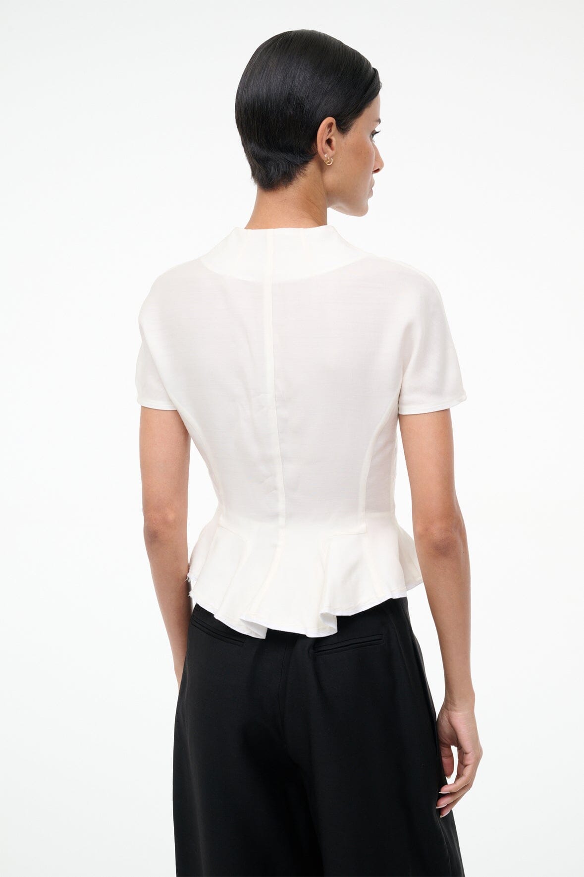 STAUD | Maelle Top Ivory