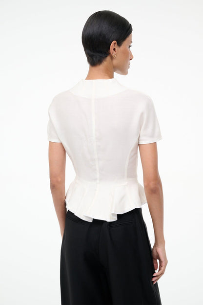 STAUD | Maelle Top Ivory