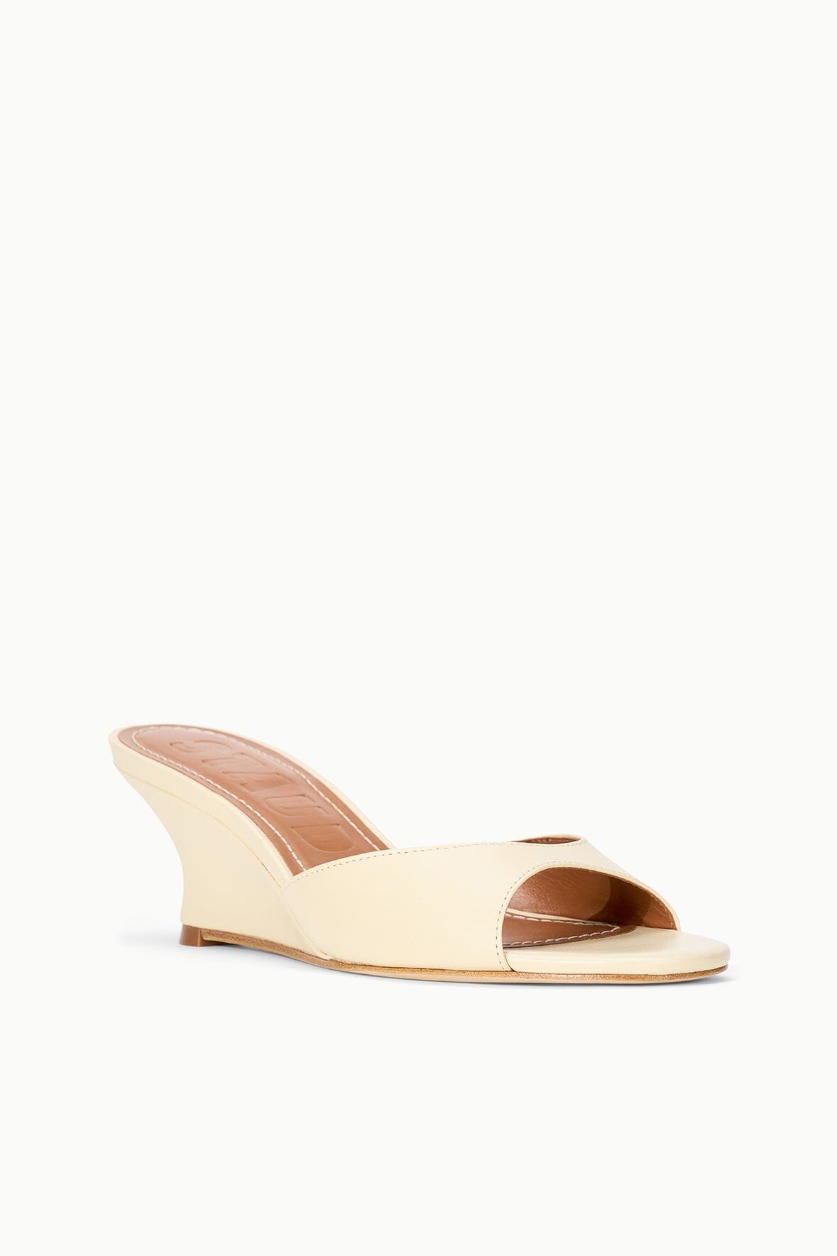 STAUD | Brigitte Wedge Cream