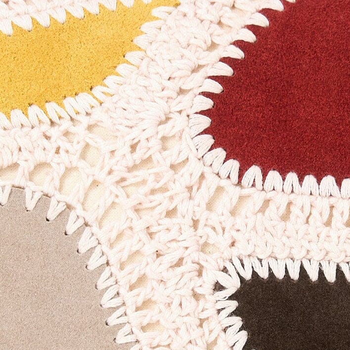 STAUD | Harlow Bag Suede Patchwork