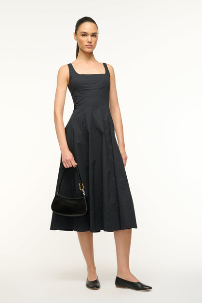 STAUD | Ollie Bag Black Leather Mini Shoulder Bag - Staud