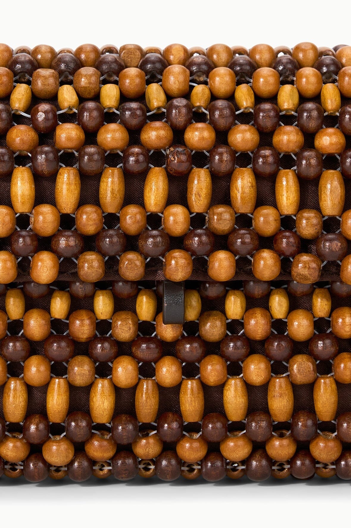 STAUD | Timmy Convertible Shoulder Bag Multi Wood Beads