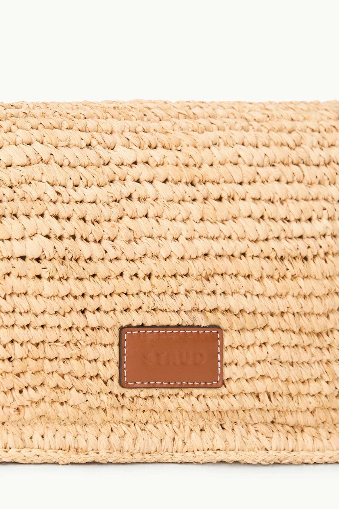 STAUD | Harlow Raffia Bag Natural Tan