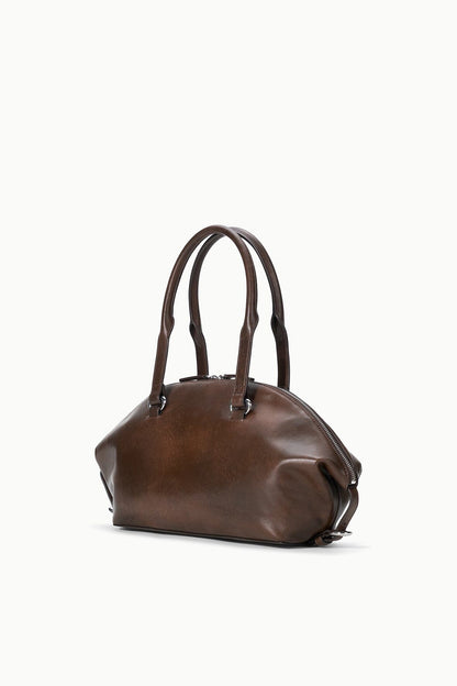 STAUD | Hester Shoulder Bag Espresso Distressed