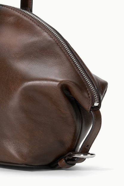 STAUD | Hester Shoulder Bag Espresso Distressed