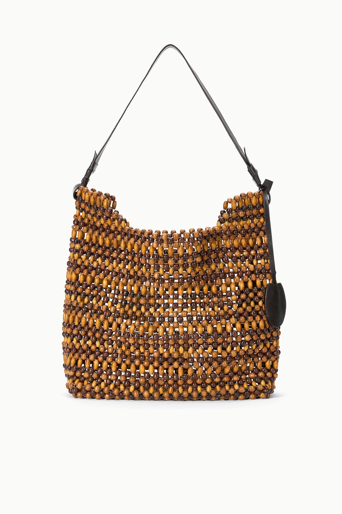 STAUD | Drift Shoulder Bag Multi Wood Beads