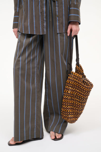 STAUD | Drift Shoulder Bag Multi Wood Beads
