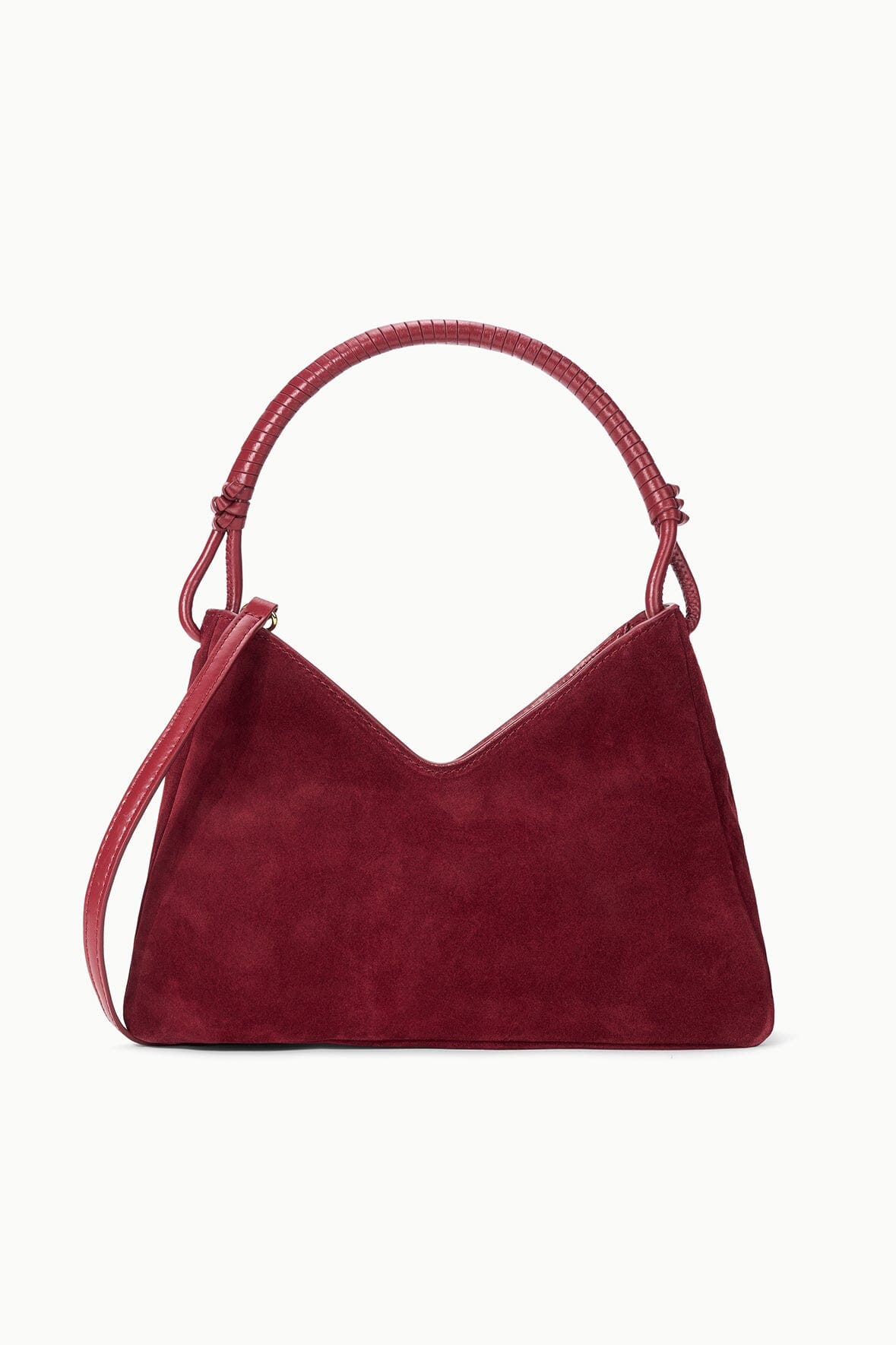 STAUD | Valerie Shoulder Bag Pinot Suede