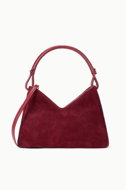STAUD | Valerie Shoulder Bag Pinot Suede