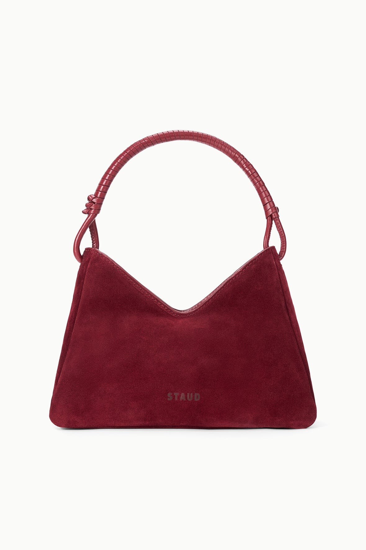 STAUD | Valerie Shoulder Bag Pinot Suede