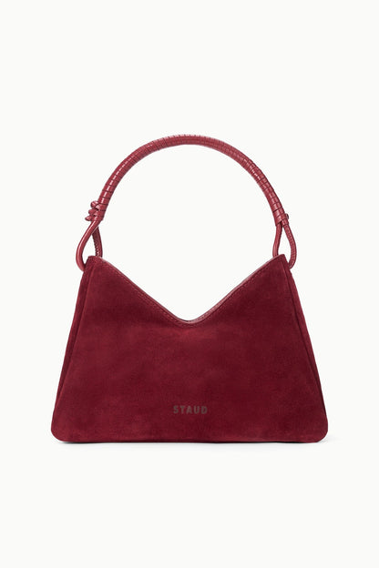 STAUD | Valerie Shoulder Bag Pinot Suede