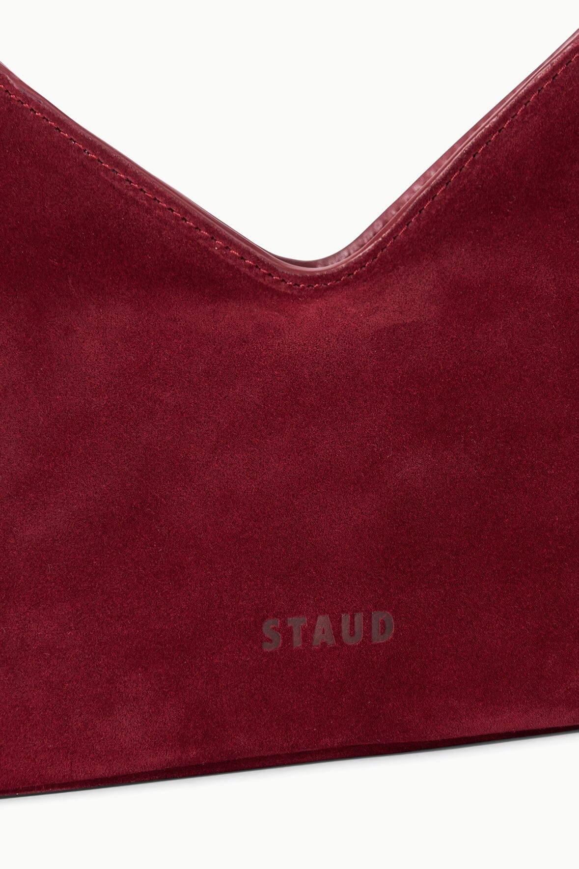 STAUD | Valerie Shoulder Bag Pinot Suede