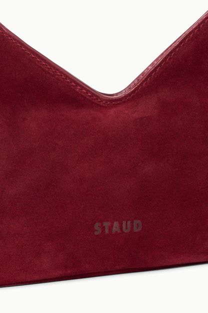 STAUD | Valerie Shoulder Bag Pinot Suede
