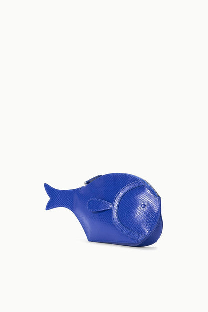 STAUD | Pesce Clutch - Cobalt Blue Fish-Shaped Handbag