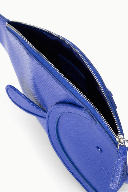 STAUD | Pesce Clutch - Cobalt Blue Fish-Shaped Handbag