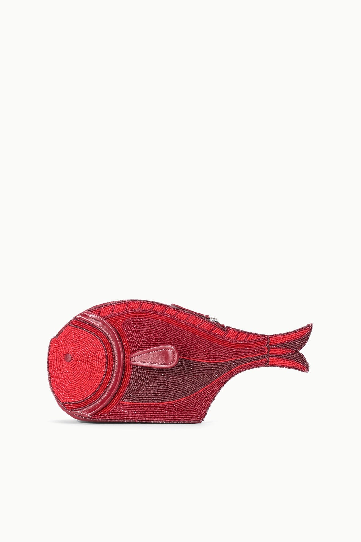 STAUD | Pesce Beaded Clutch Red Multi